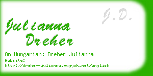 julianna dreher business card